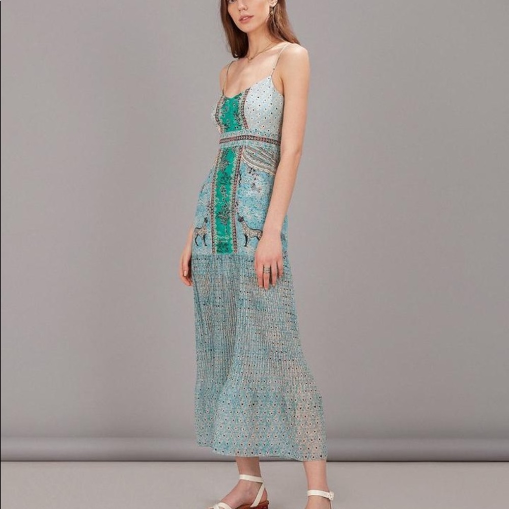 Saloni Veronica Silk Crepe de Chine Dress - Picture 2 of 4